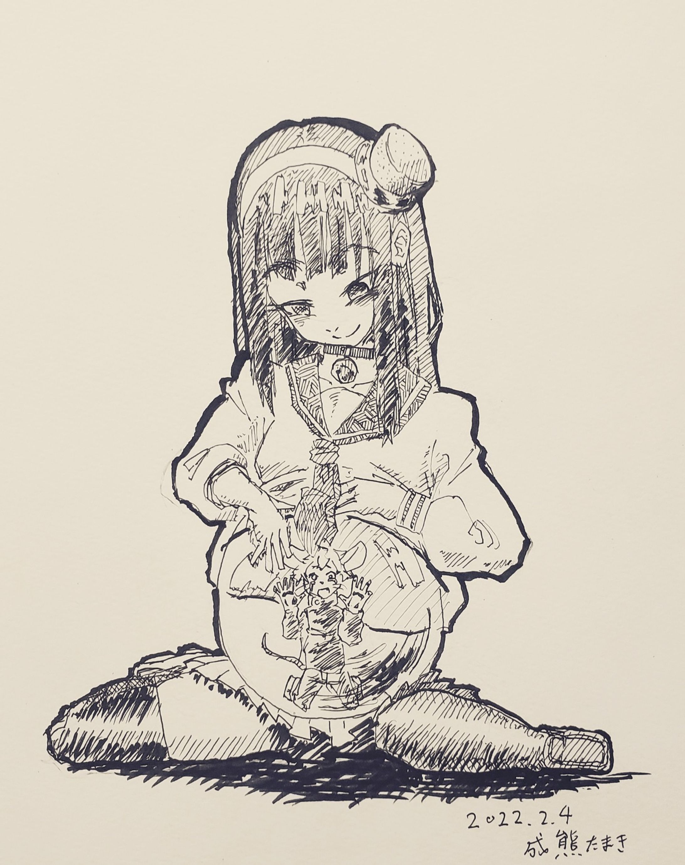 Bottled mouse

#illustration #art #original #pen #girl #illust #artgram-1