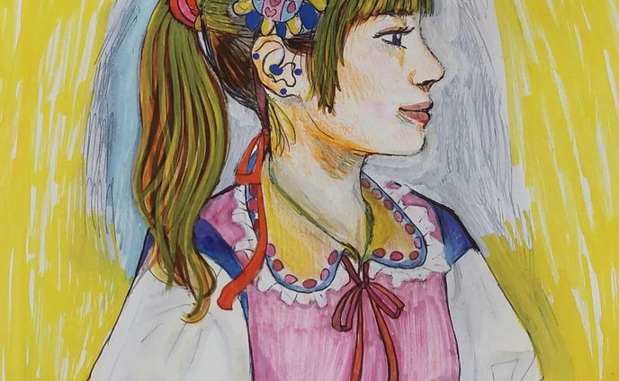 ロリータ


#ロリータ #lolitafashion #kawaii 
#art #artwork #illustration #illust #painting #color #tokyo #japan #artist #drawing #design #ドローイング #画家 #絵 #作品 #東京 #日本 #挿絵 #絵画 #イラスト #アーティスト #デザイン #色鉛筆 #posca #pen