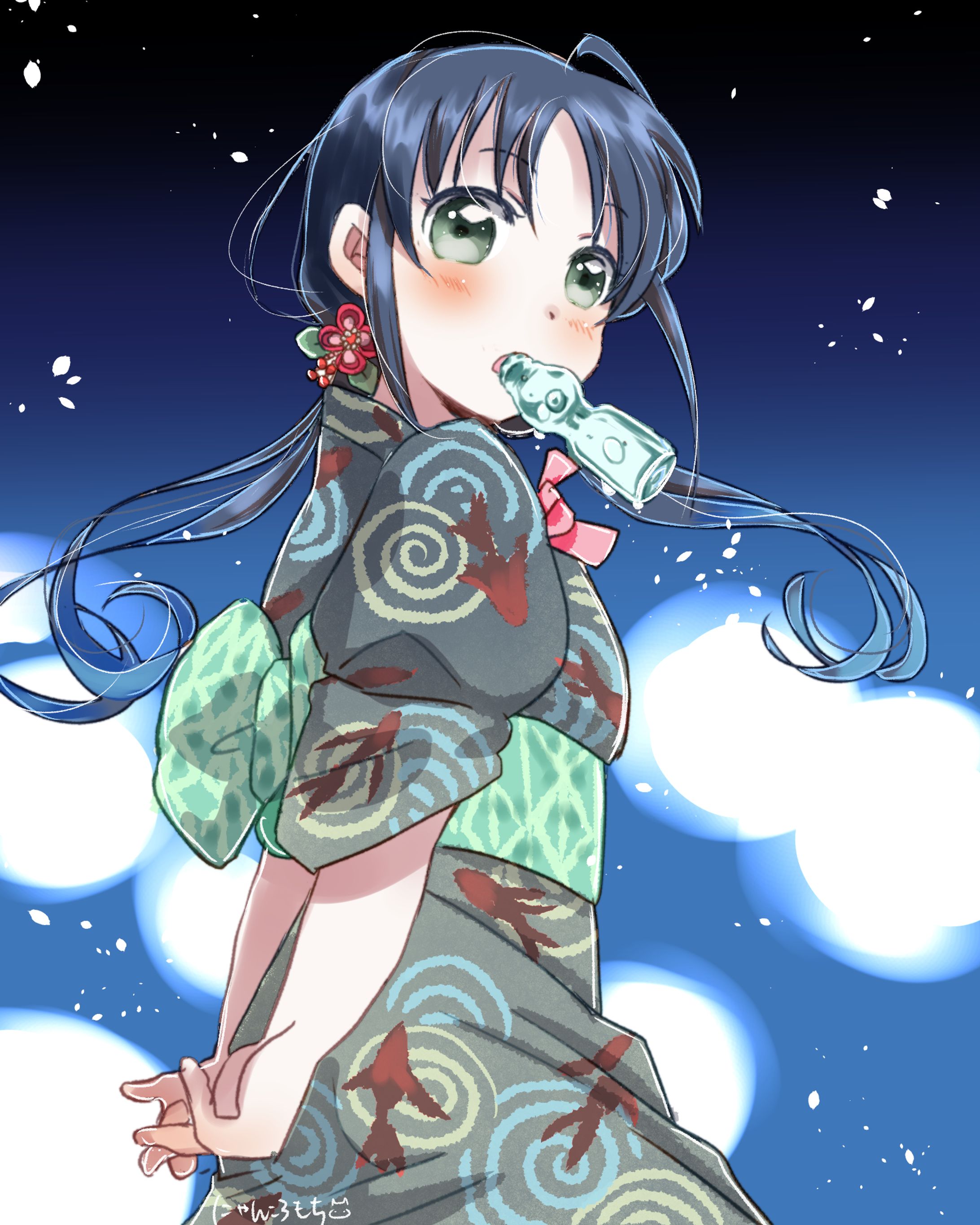 艦これ浴衣ファンアート-1