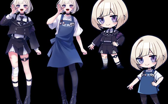 『万咲』×ヴィレッジヴァンガード イラスト&グッズデザイン
