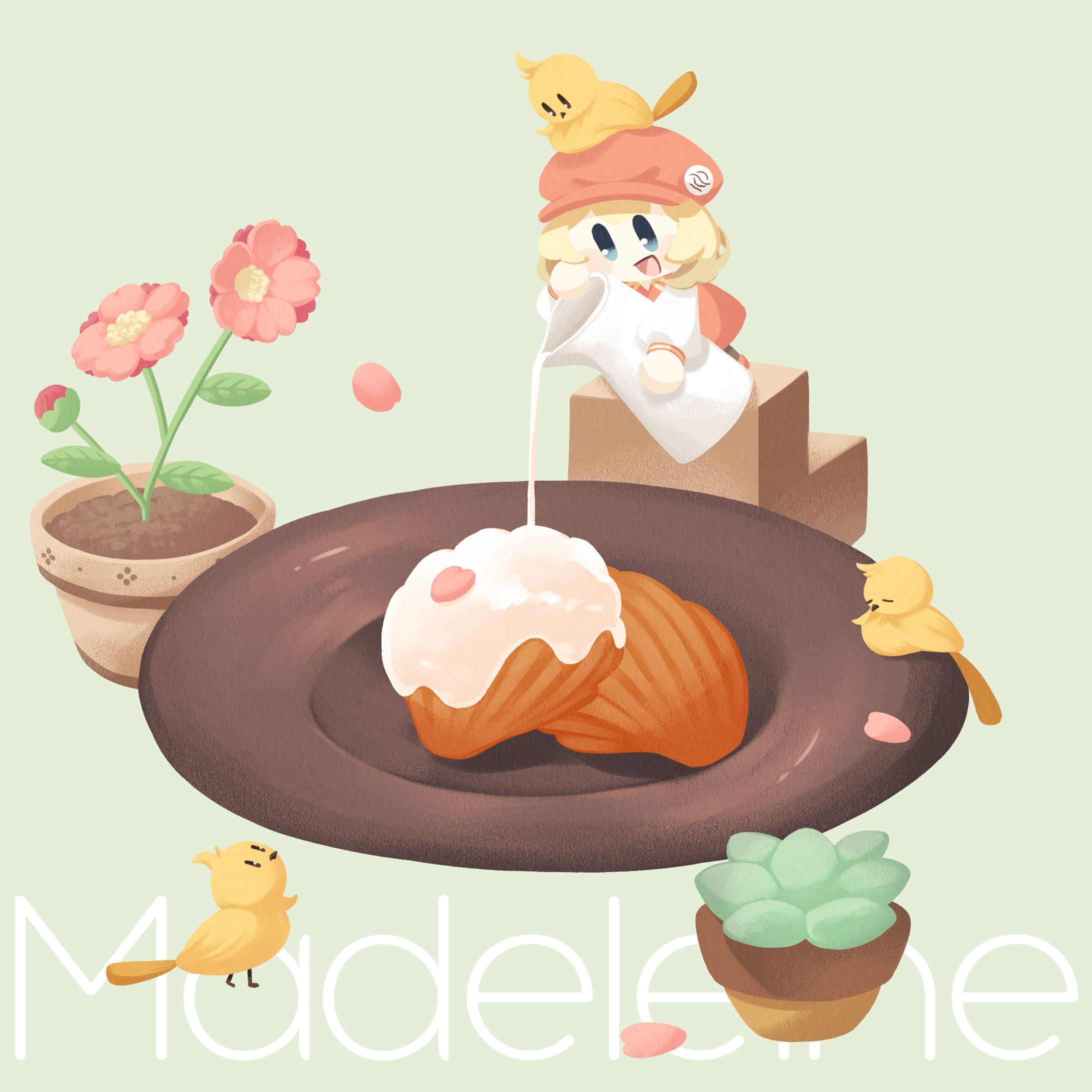 マドレーヌイラスト-1