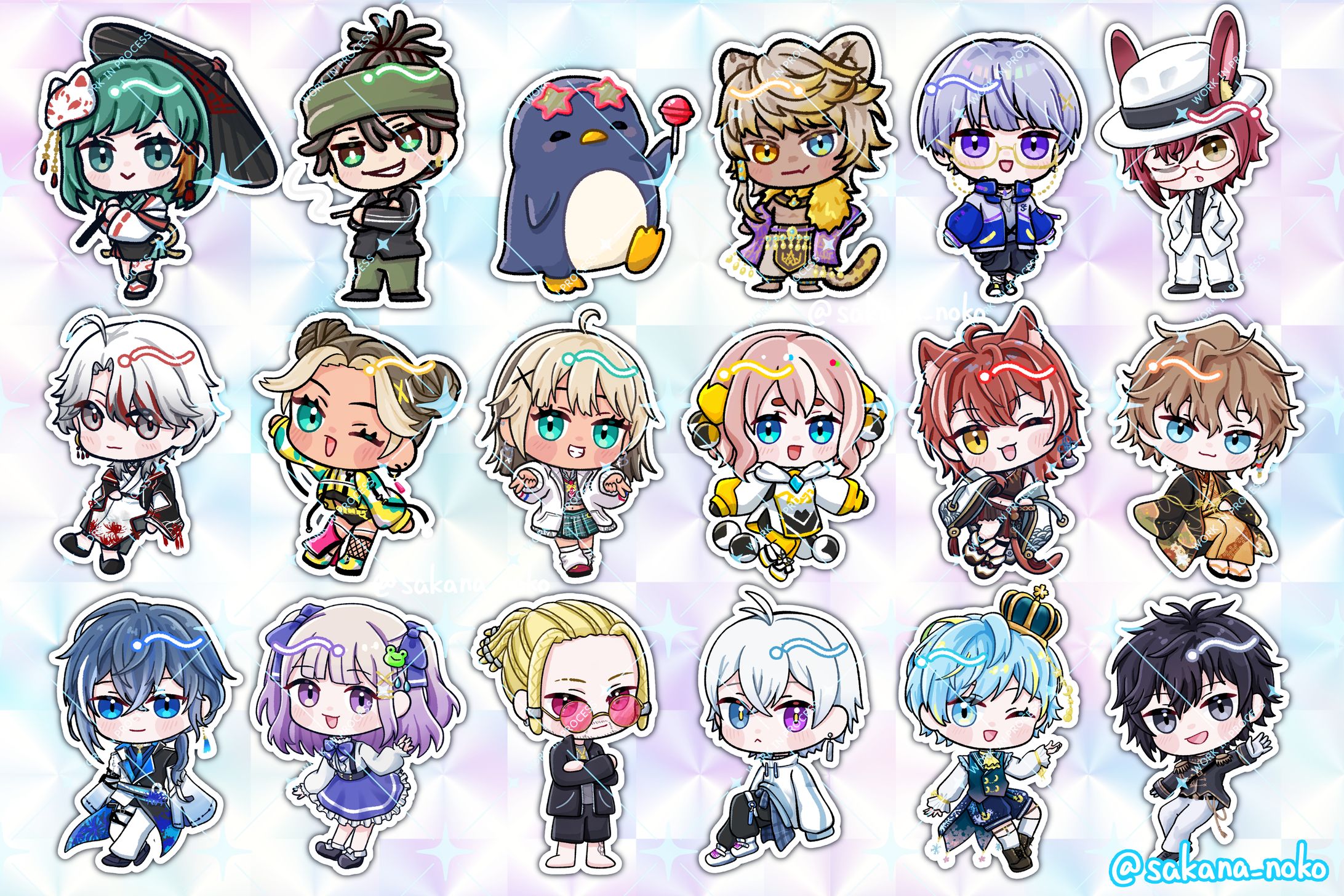 【ちびデフォルメ】複数-1