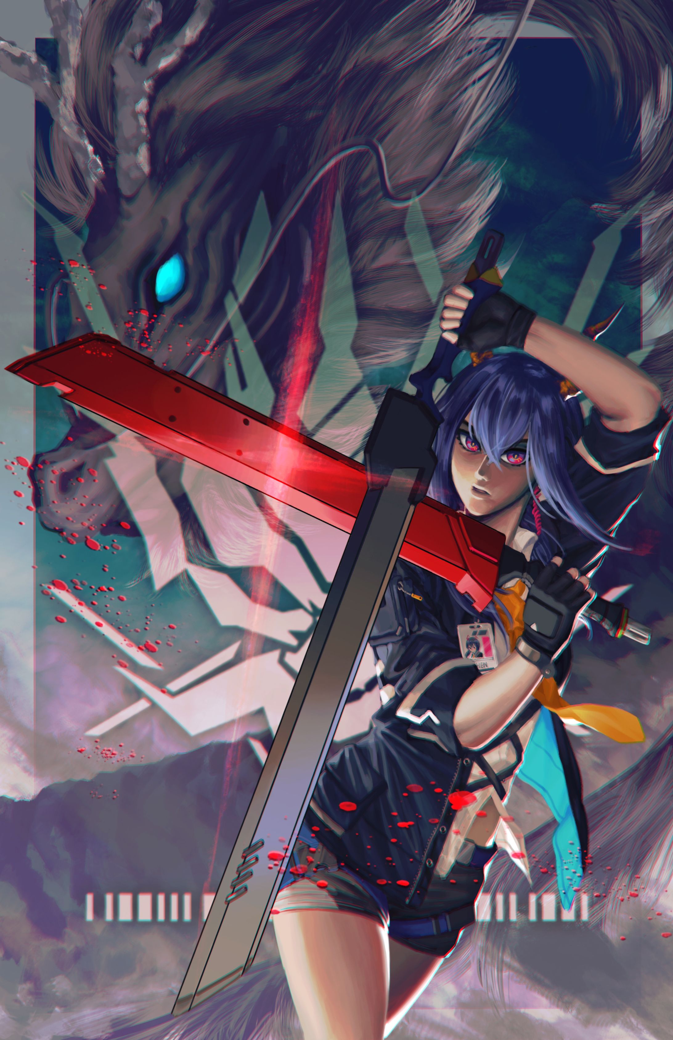 arknights zine chen zine illustration-1