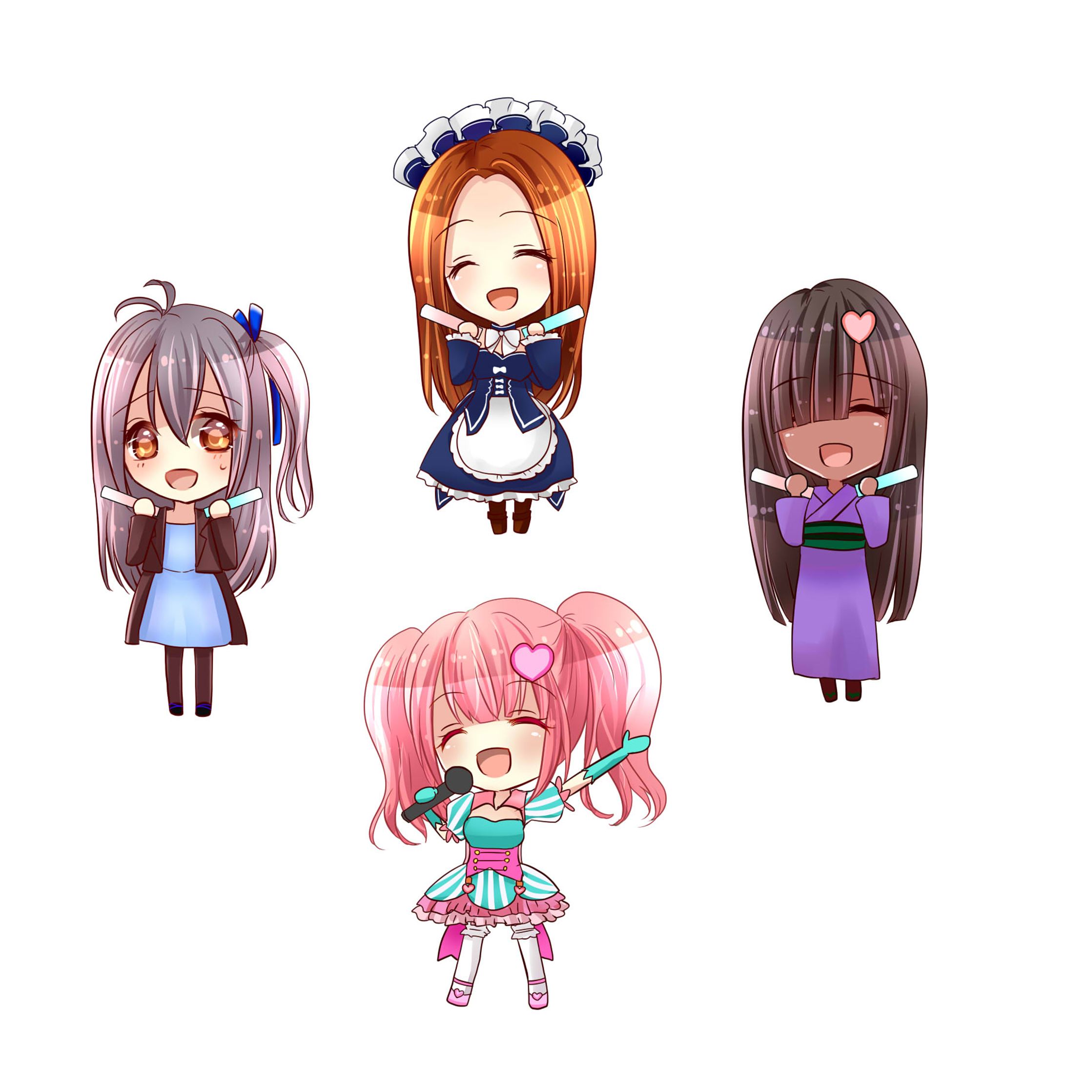オリキャライラスト　2025/07-1