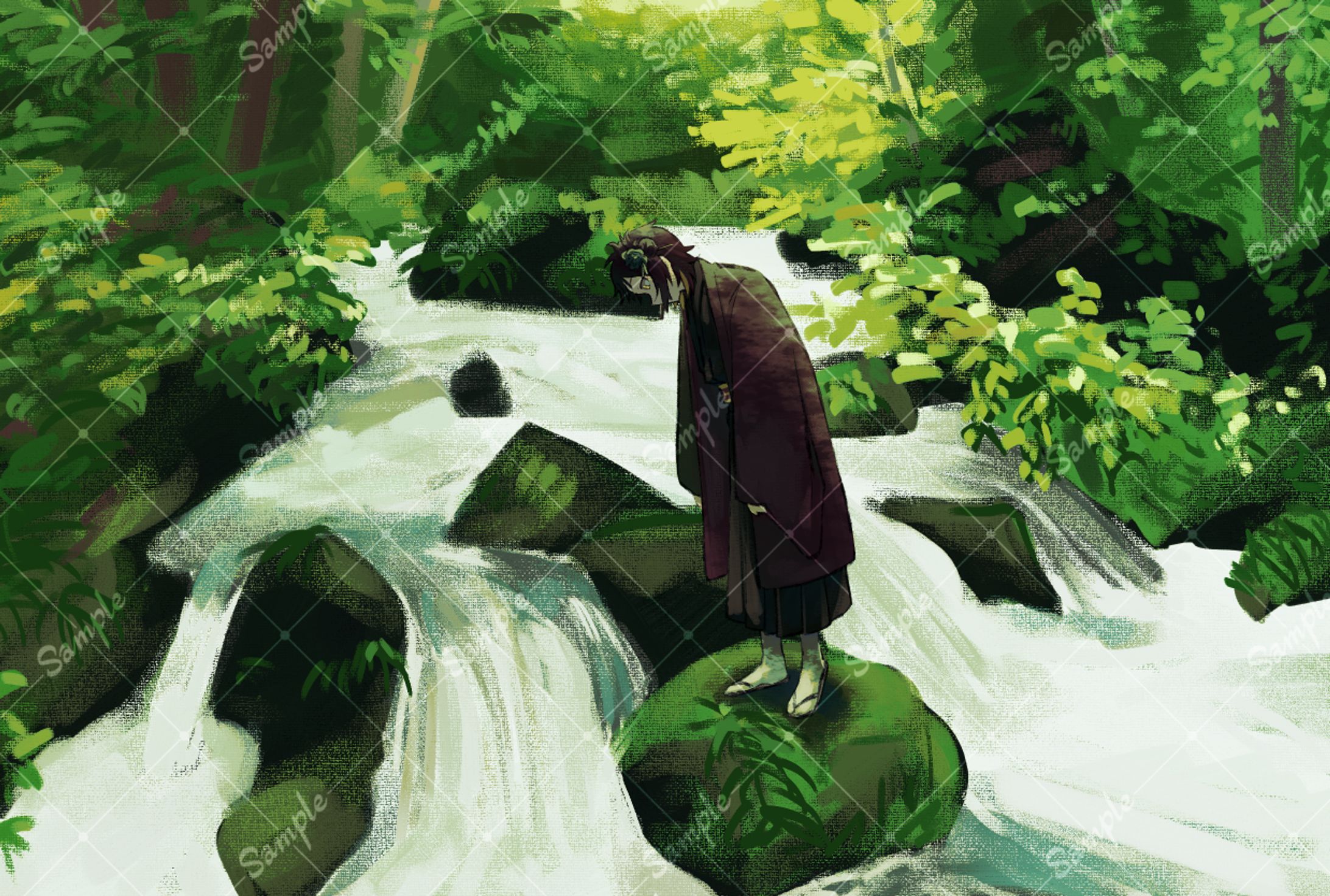 【一枚絵】人物1人＋背景-1
