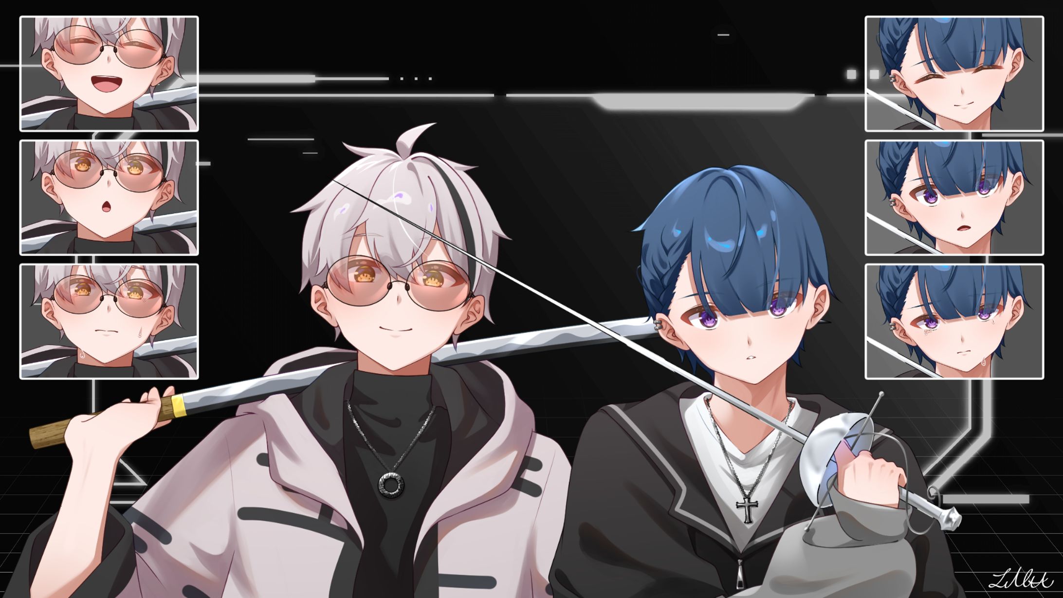 【一枚絵】himari＆ChaRu（AB squared）-1