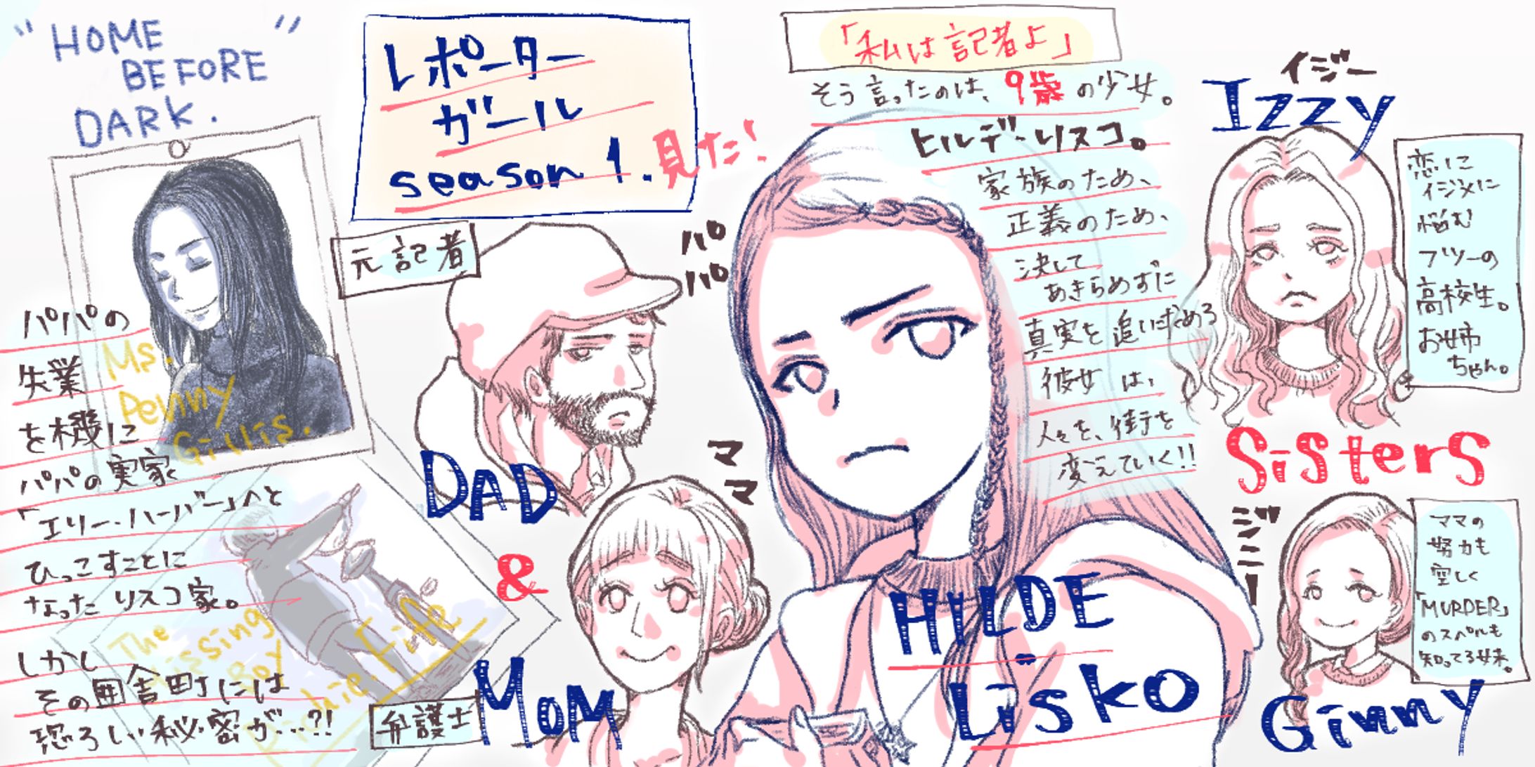 グラレコ風イラスト-1
