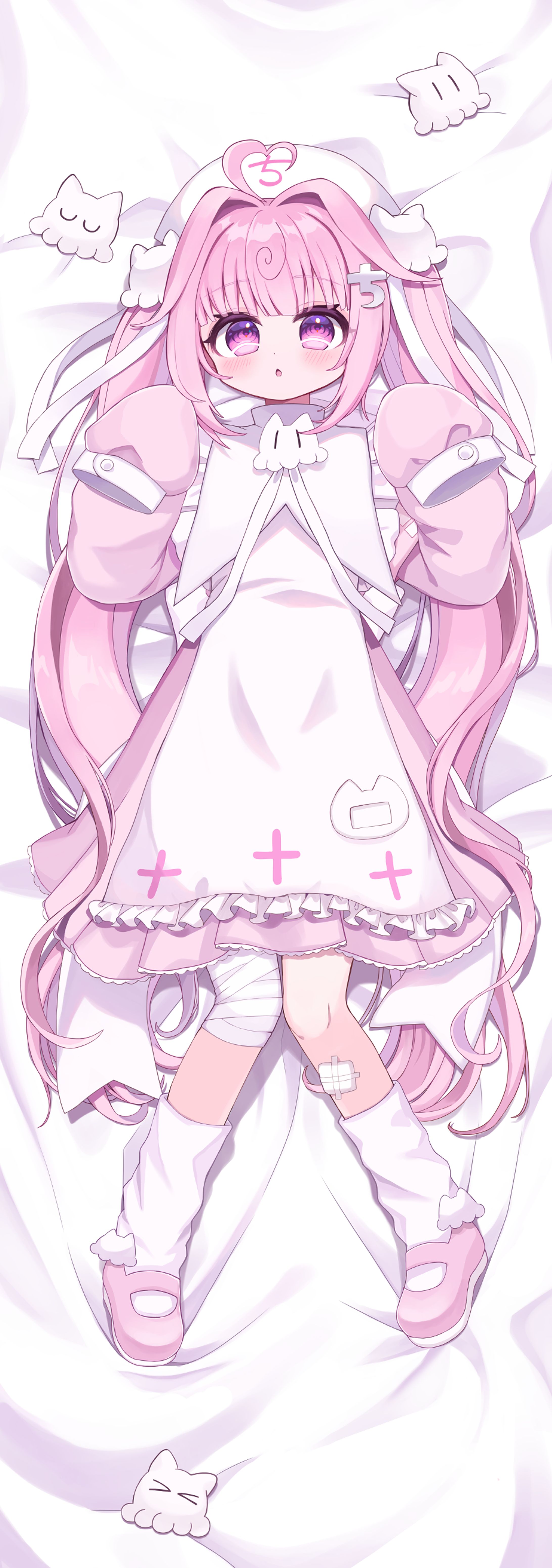 Vsinger桃寝ちのい様 抱き枕カバーイラスト-1