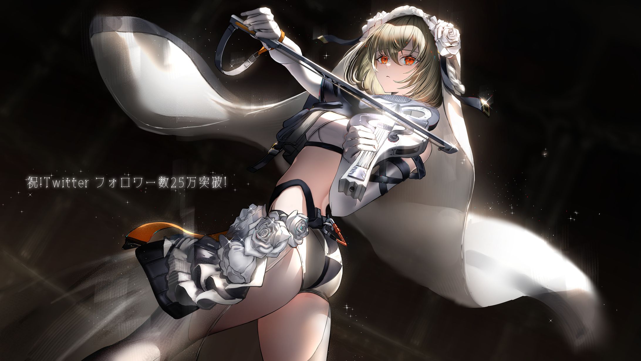 勝利の女神：NIKKE 25万人 公式X記念イラスト