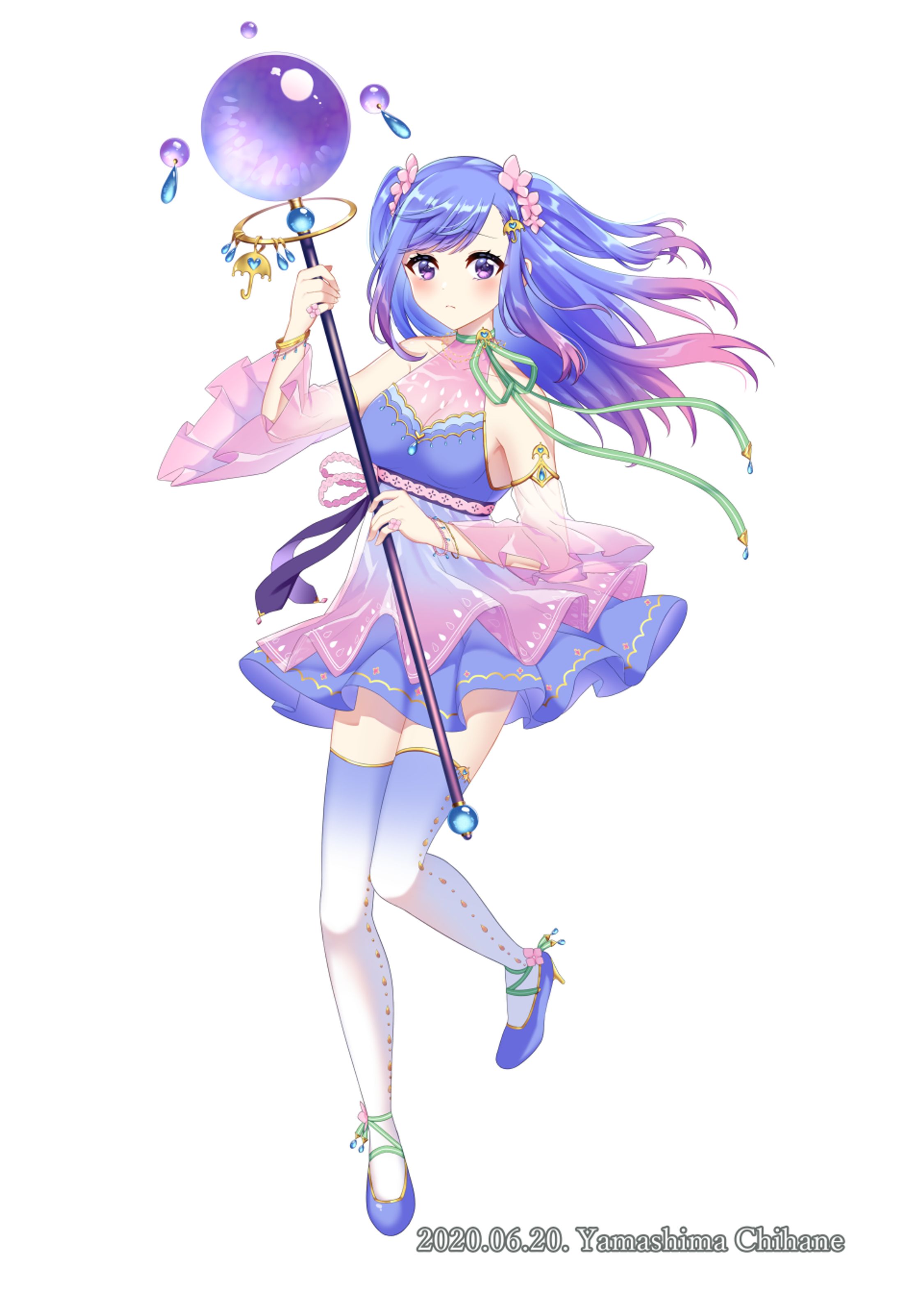オリジナルソシャゲ風イラスト-1