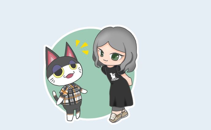どうぶつの森_島民代表×ビンタ
