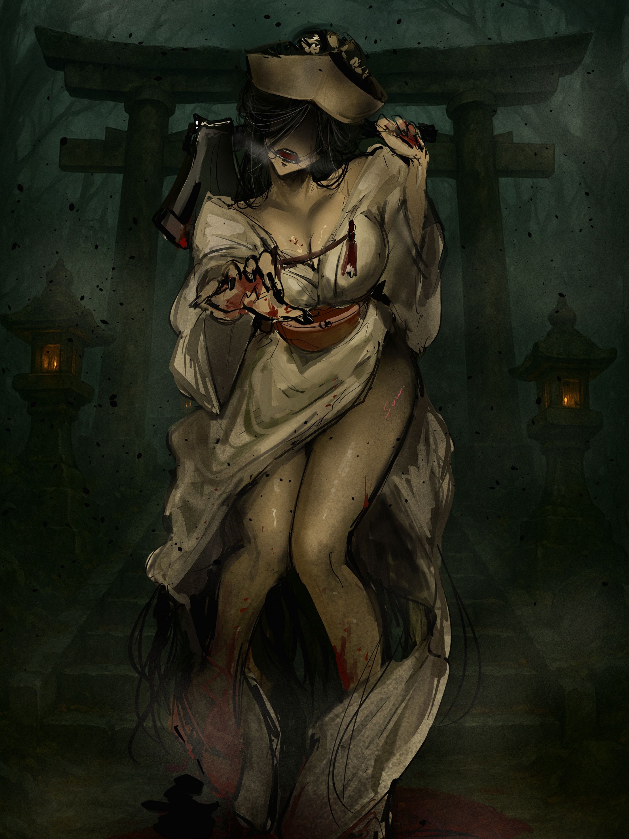 Japanese/horror/illustration-1