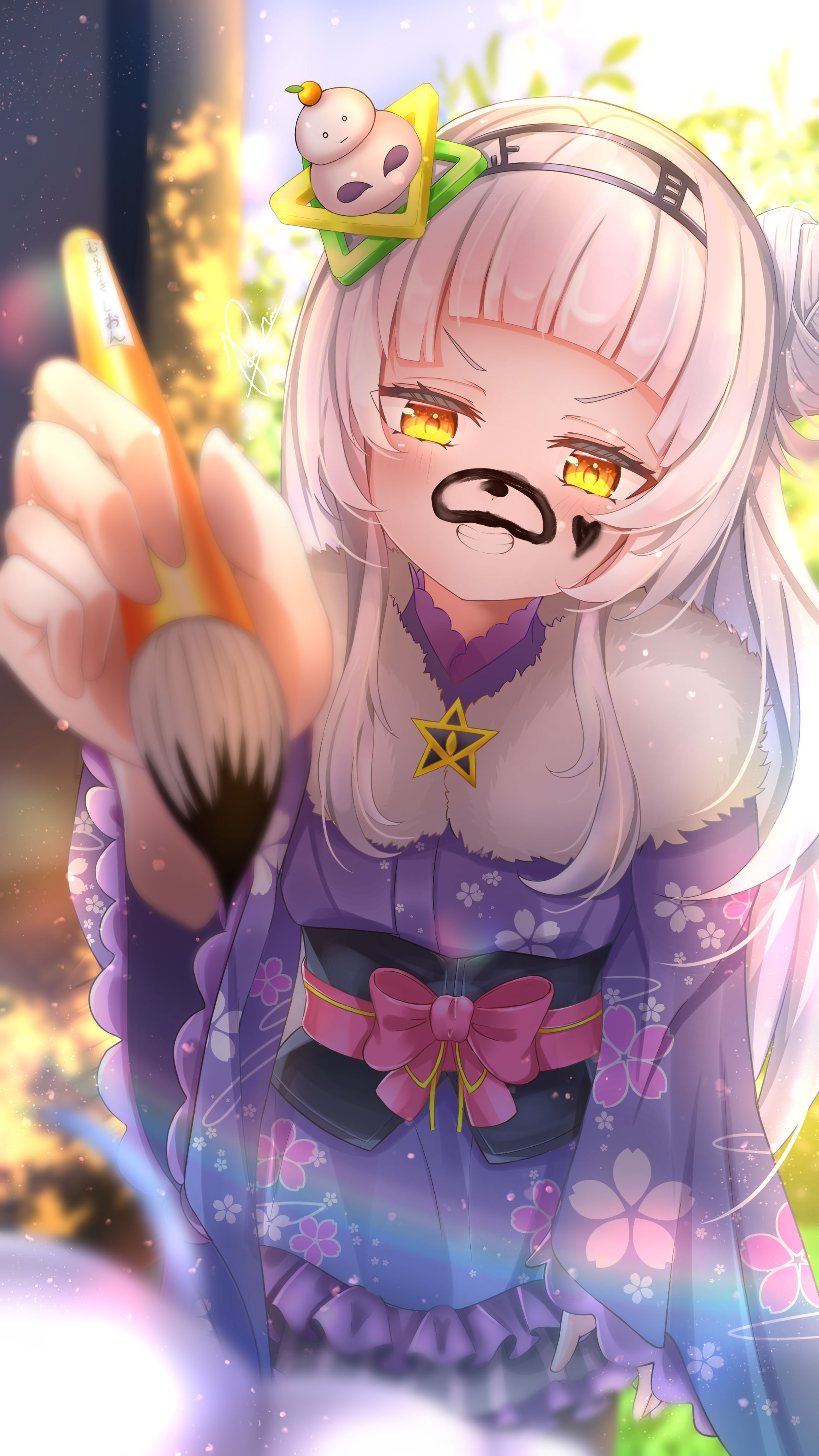 【FA】紫咲シオン 2024謹賀新年イラスト-1