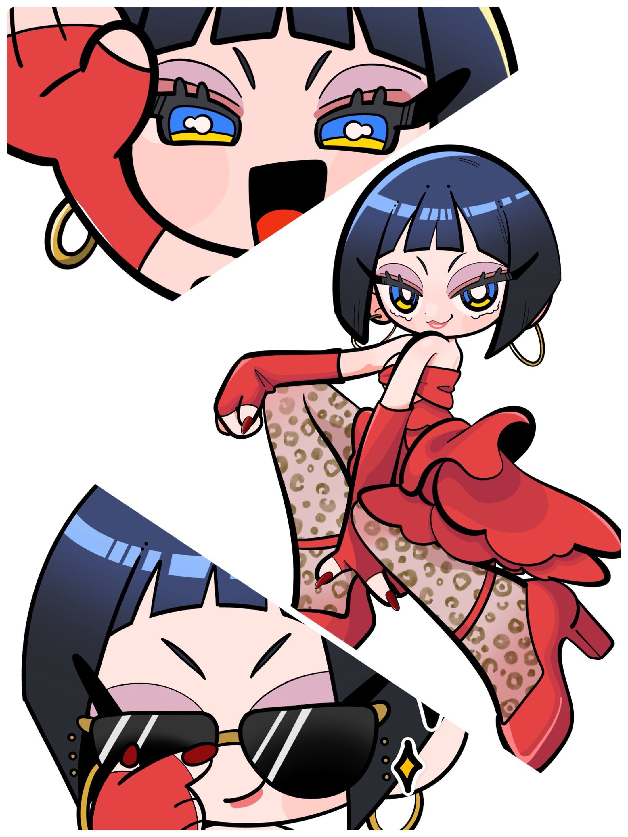 【依頼】立ち絵、ミニキャラ、Twichスタンプ-1