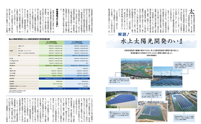 PVEYE2023年12月号　解説！水上太陽光開発のいま