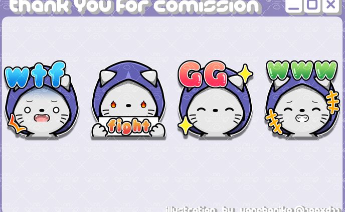 しろねこ様スタンプ