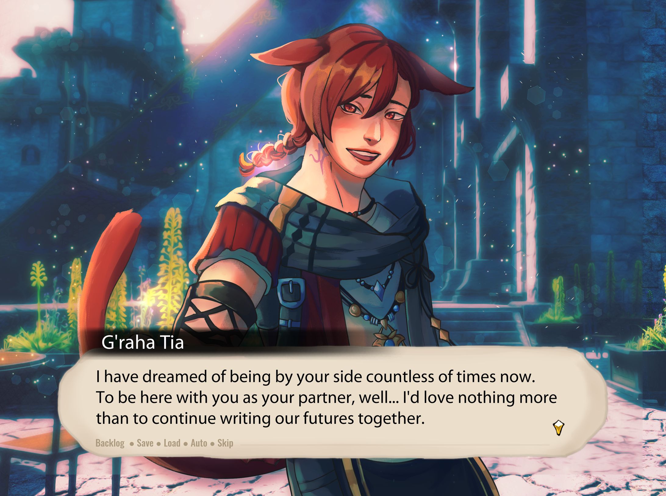 FFXIV Male Dating Sim Mockup Series-1