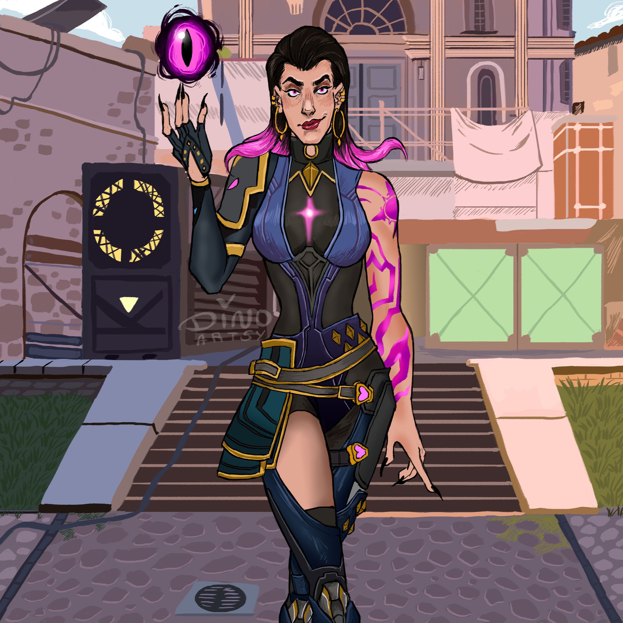 Reyna - Valorant Fanart-1