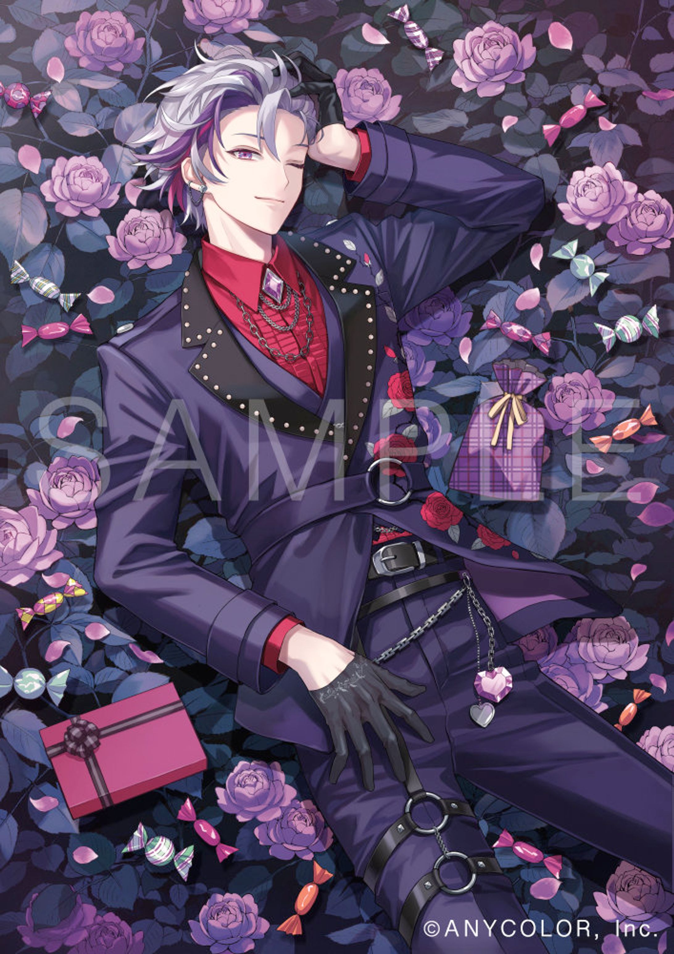 にじさんじ『Rose Valentine』グッズ　一枚絵イラスト-1