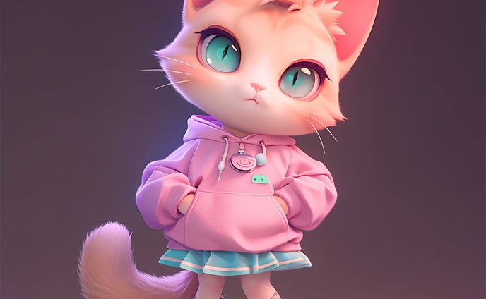 キャラクター、ねこ