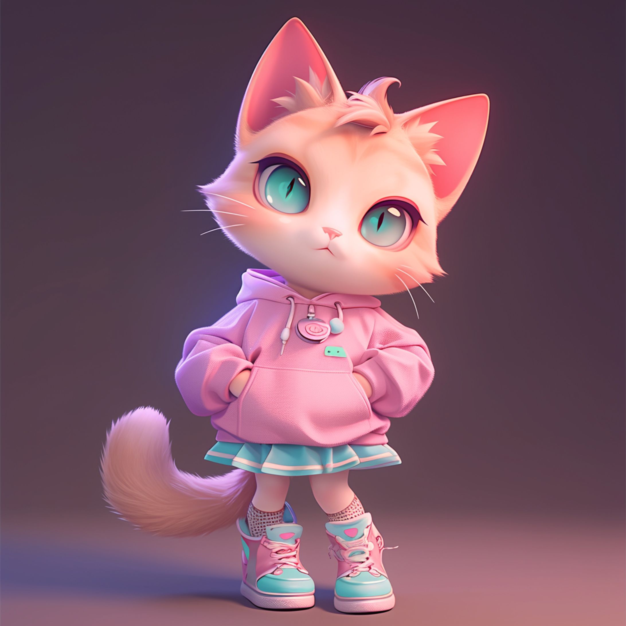 猫キャラクター-1