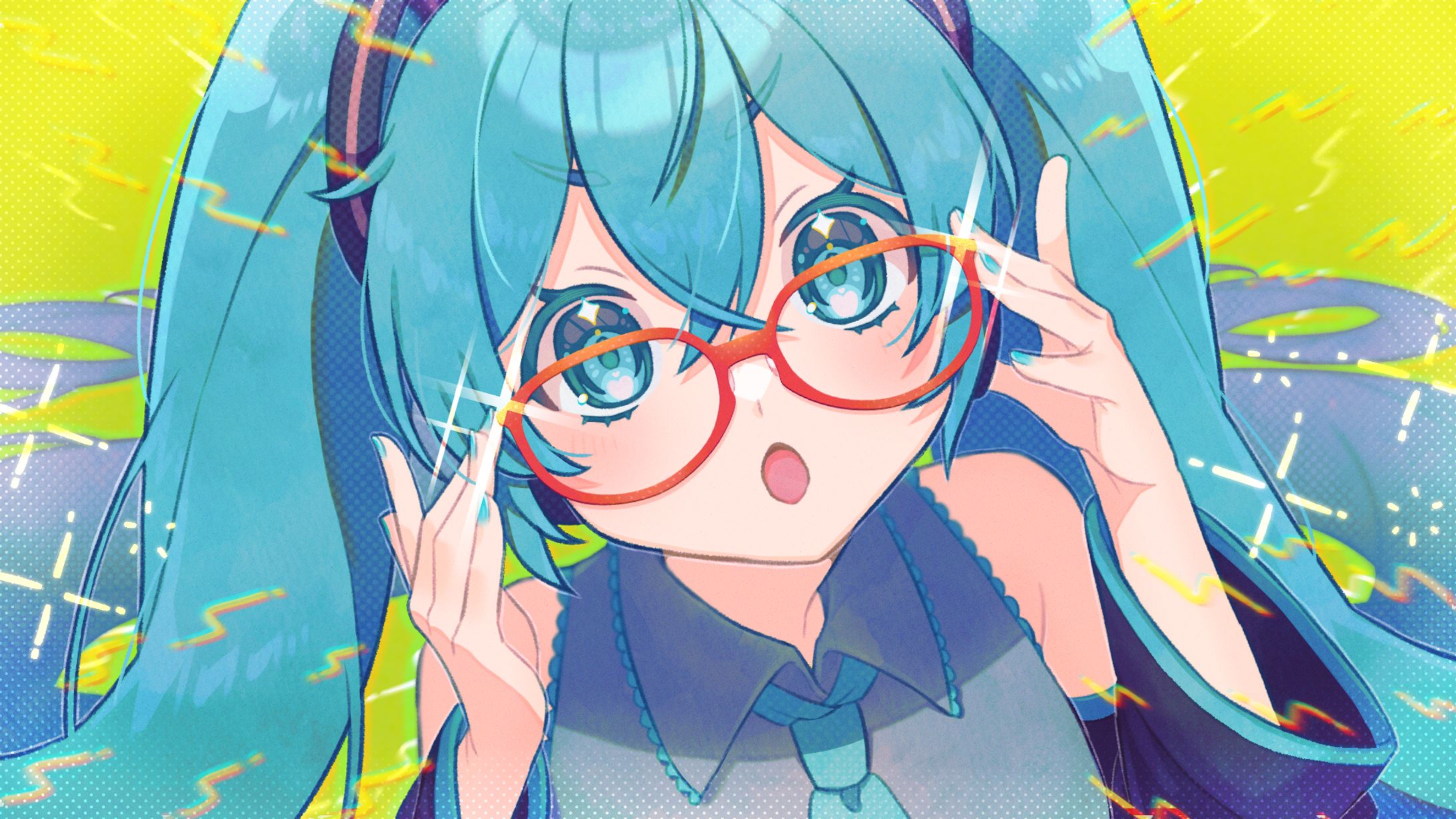 【初音ミク16周年賞受賞】初音ミク16周年記念イラストコンテスト-1