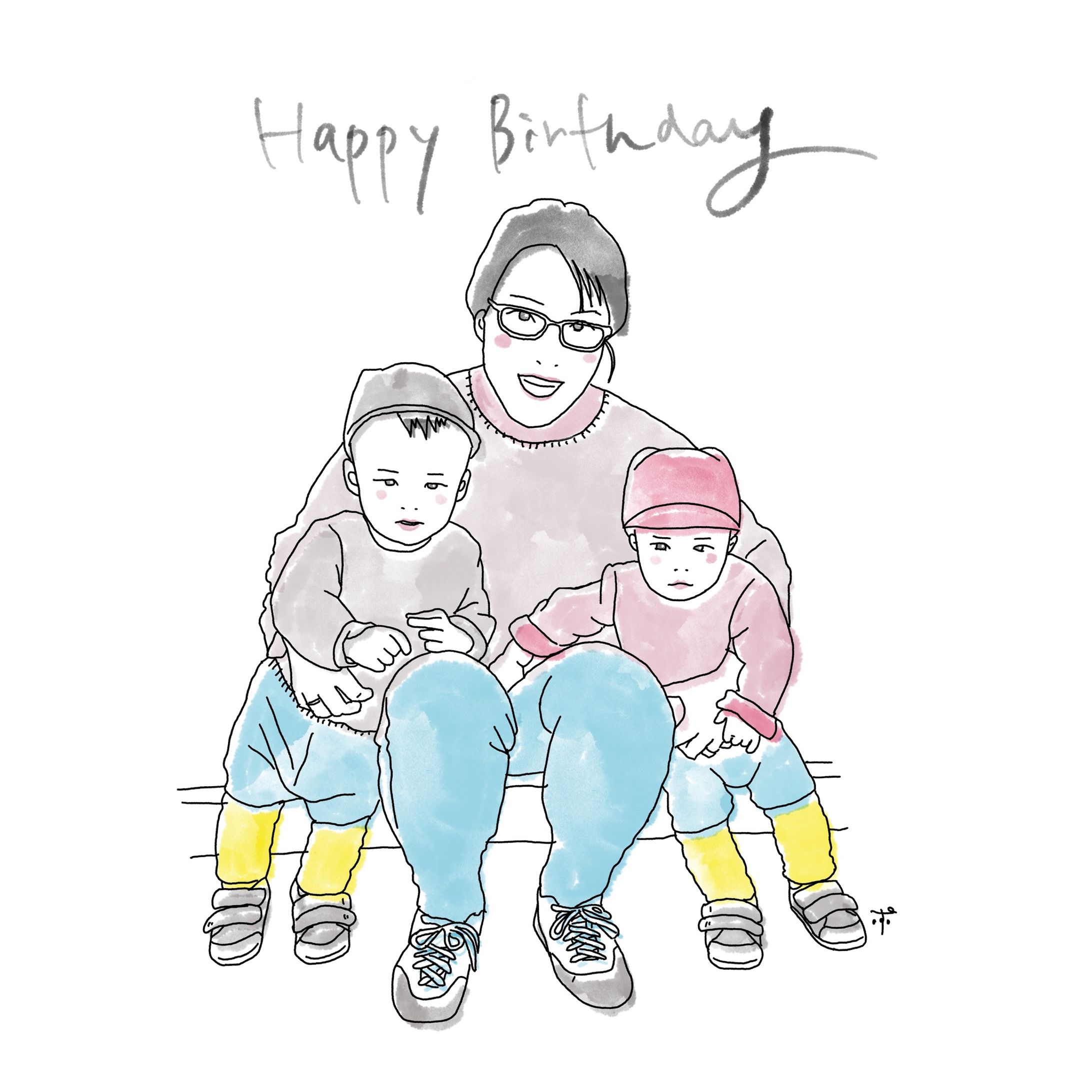 お誕生日イラスト-1