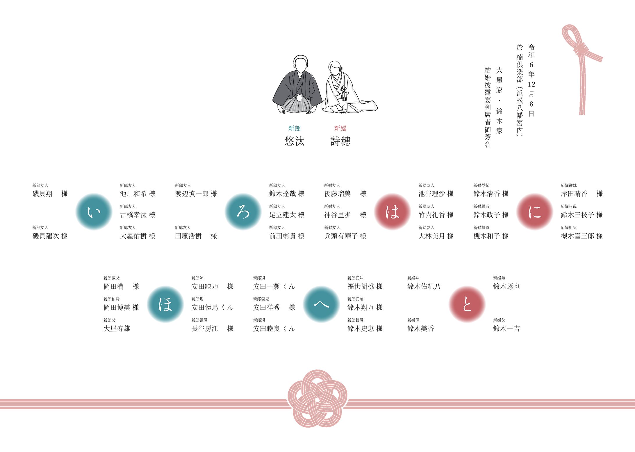 ウェディングツール_席次表-1