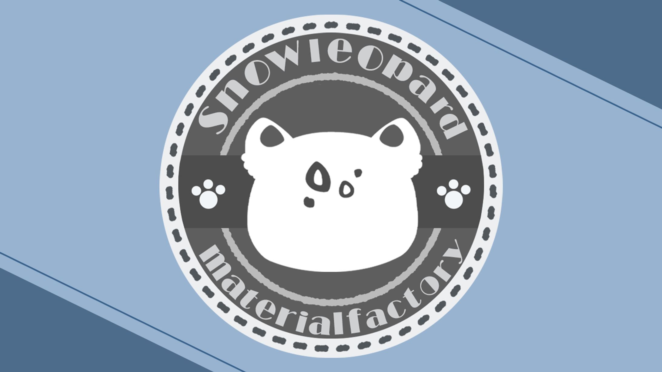 【ユキヒョウ素材工場モチーフロゴ】-1