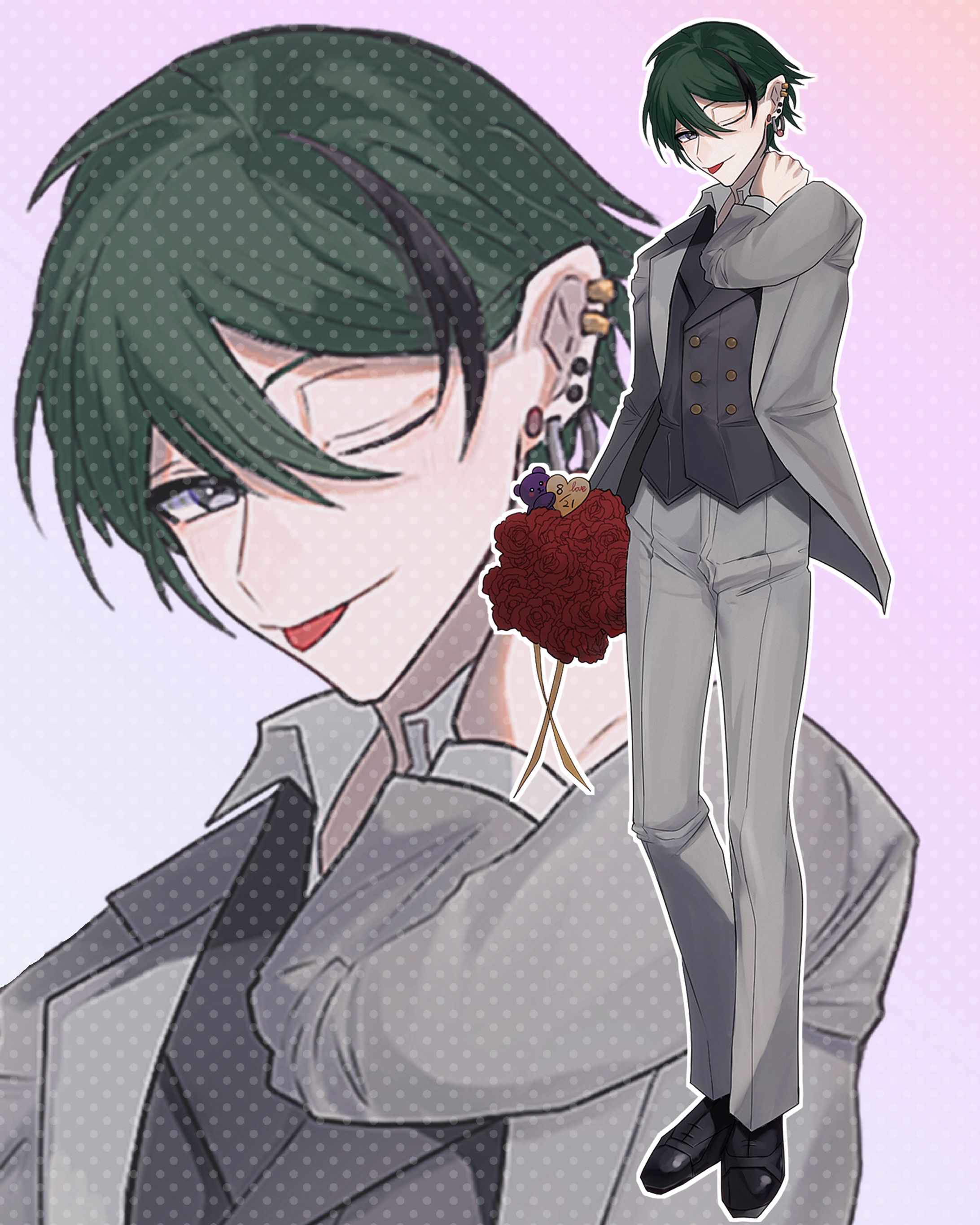 男性キャラクターイラスト【衣装デザイン】-1