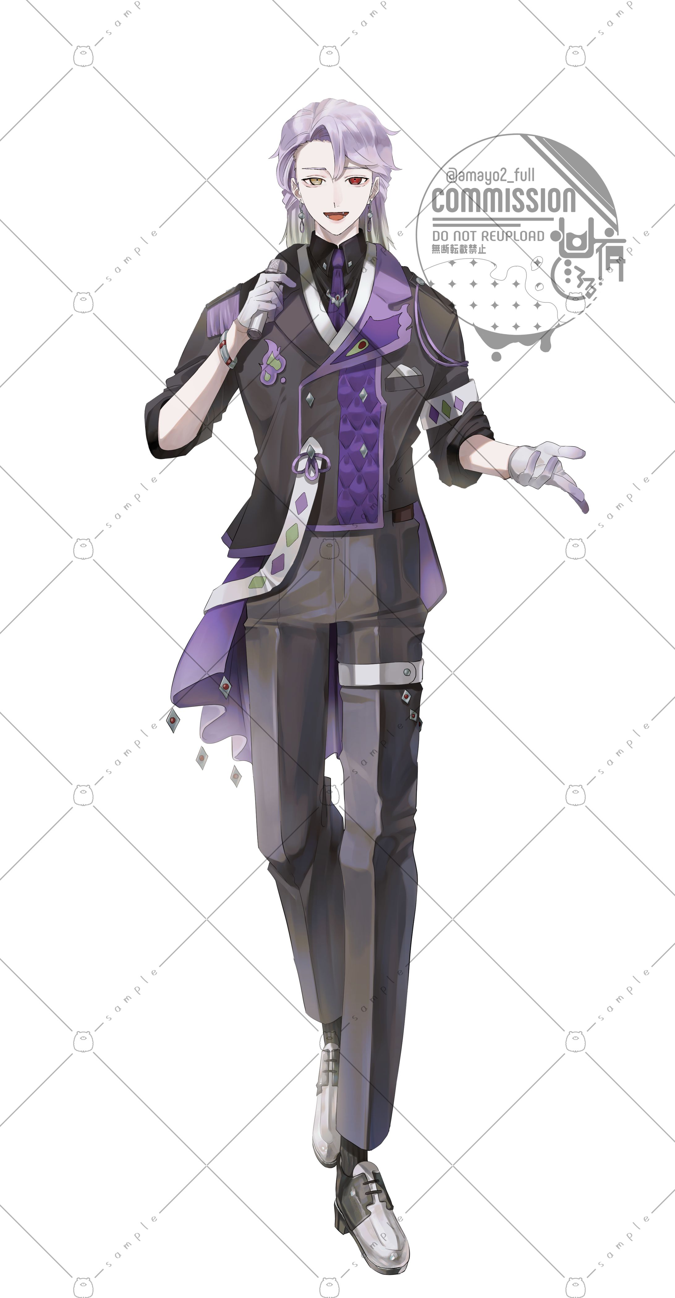 【ご依頼】IRIAM用立ち絵+一枚絵4点-1