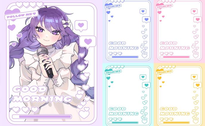 おはようVtuber素材