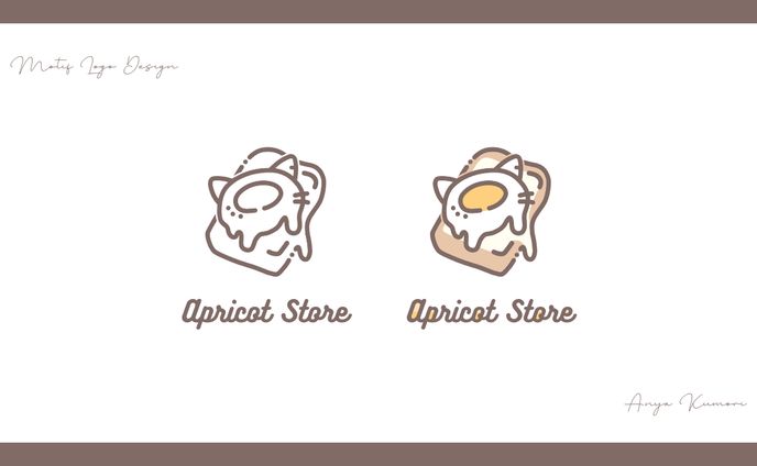 【ロゴ制作実績】杏屋-apricot store-【VTuber】