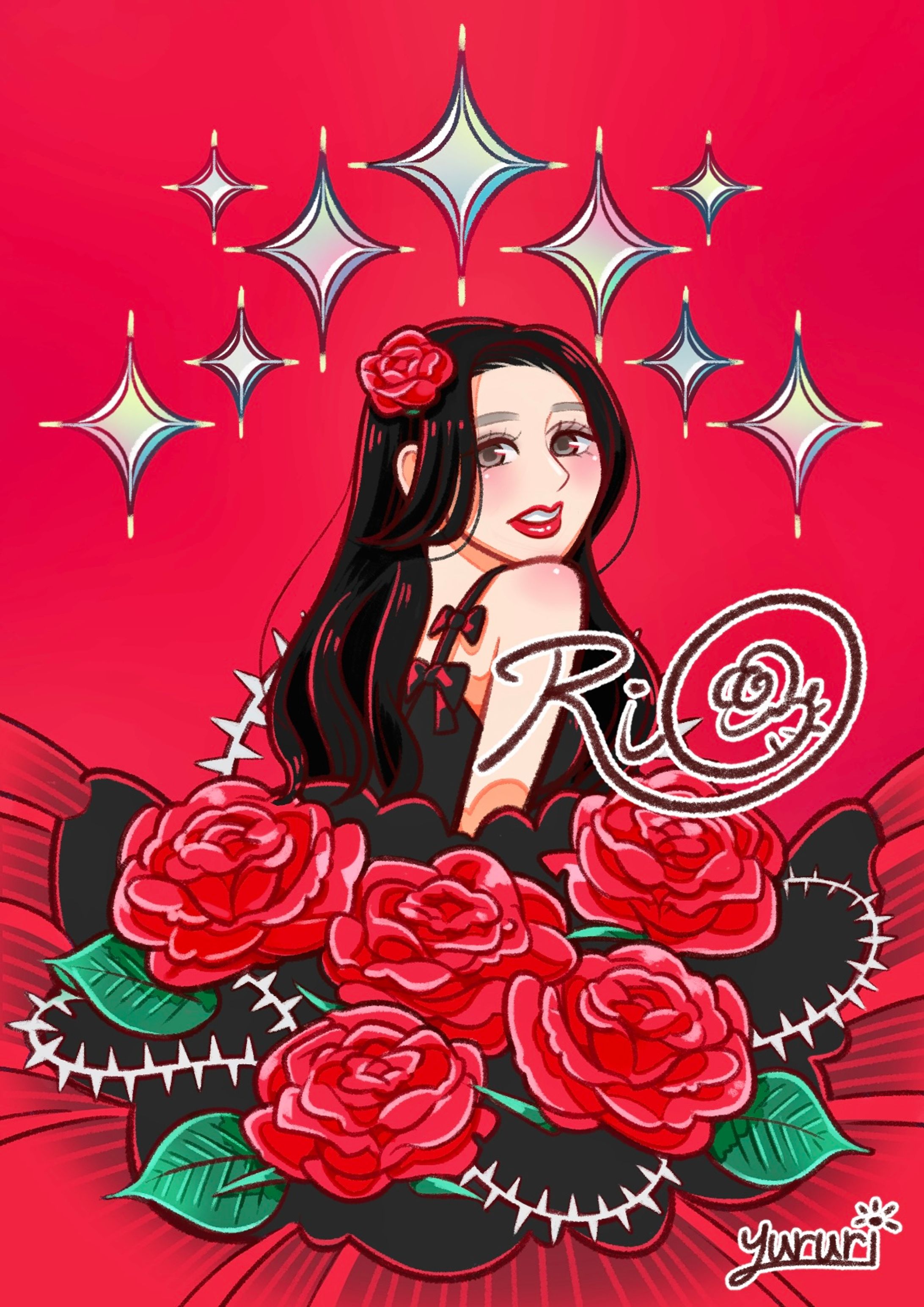 【アイドル画サンプル】生誕祭イメージビジュアル-1