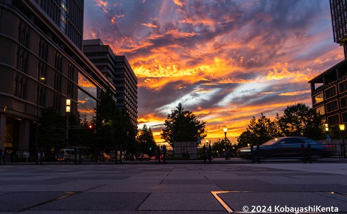 丸の内夕景
