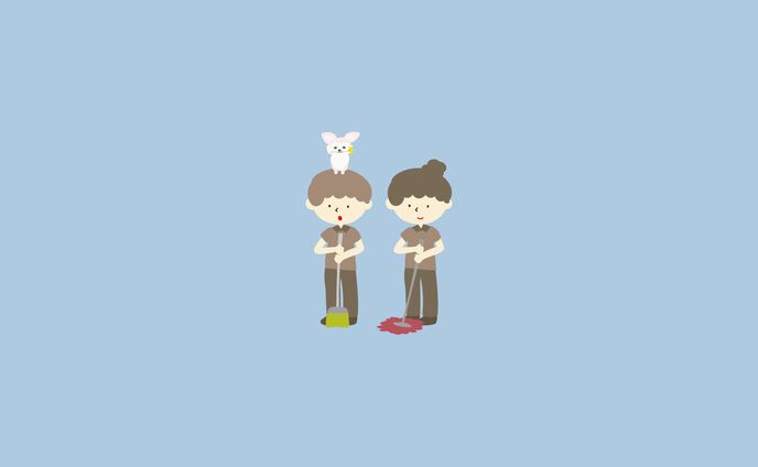 清掃サービスオリジナルキャラクター