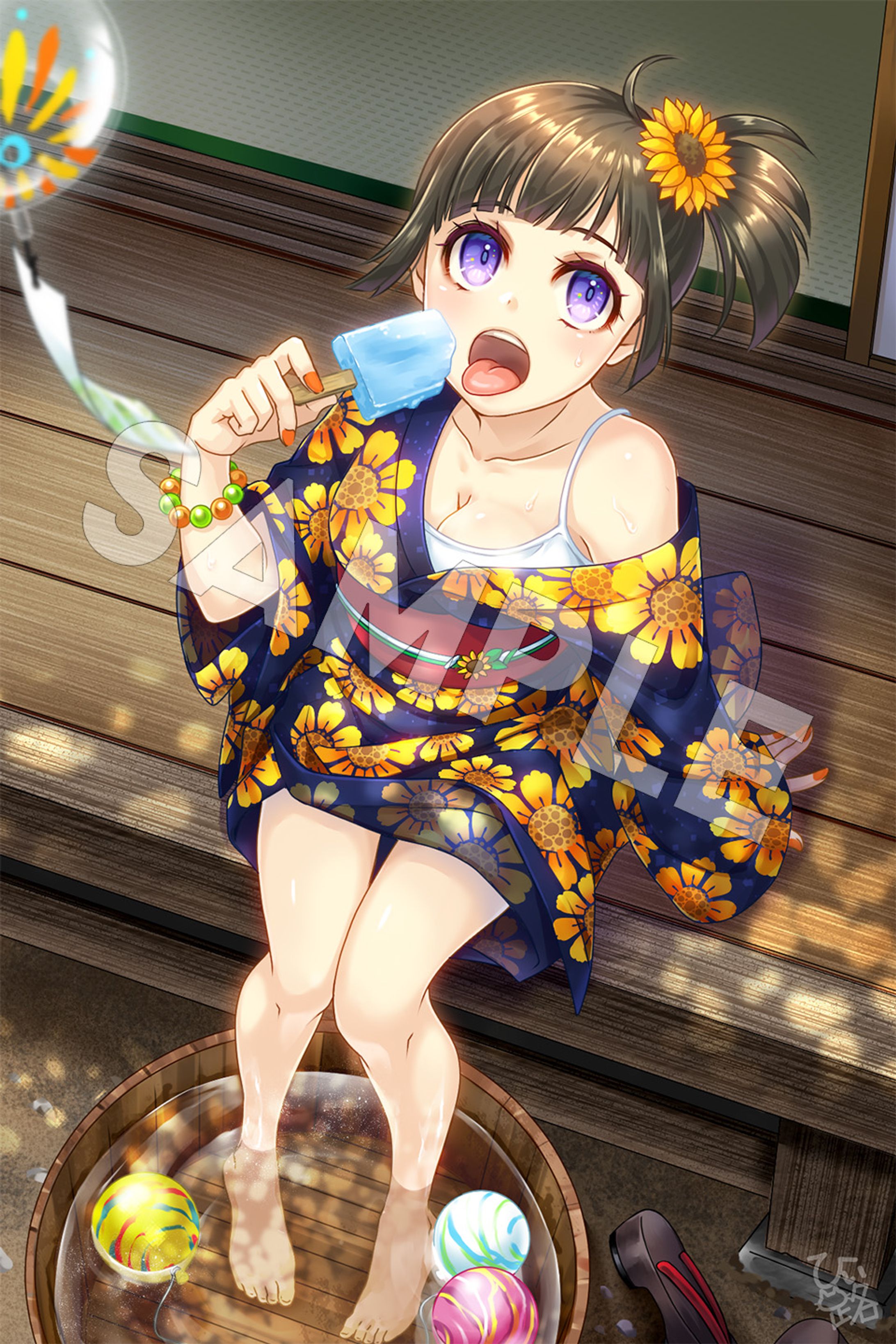 【オリジナルイラスト】_祭り娘-1