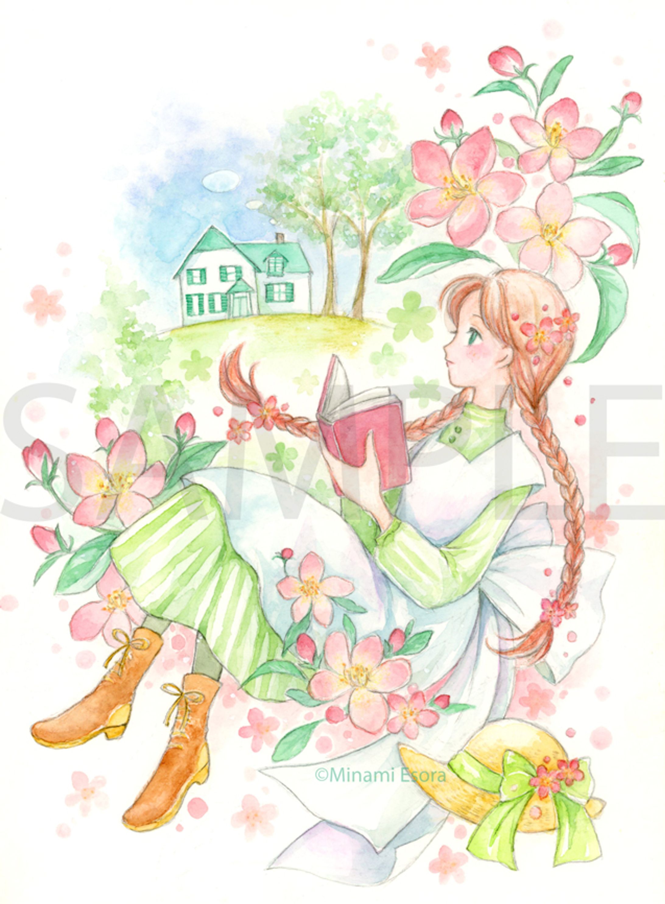 赤毛のアン（カラー＆モノクロ）-1