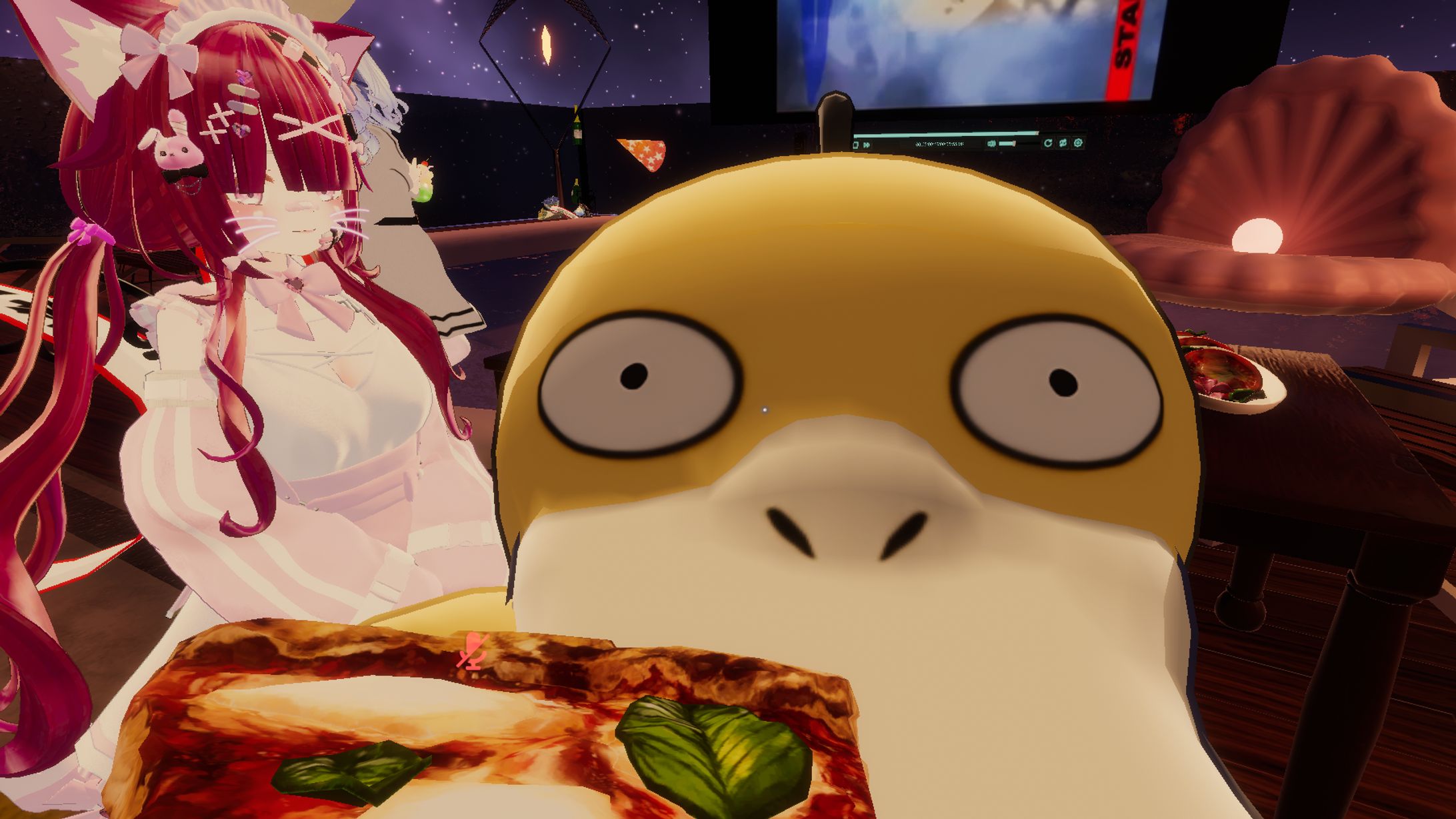 ピザあーんしてもらった-1
