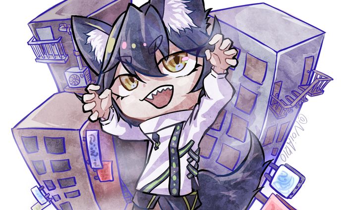 voice、背景あり