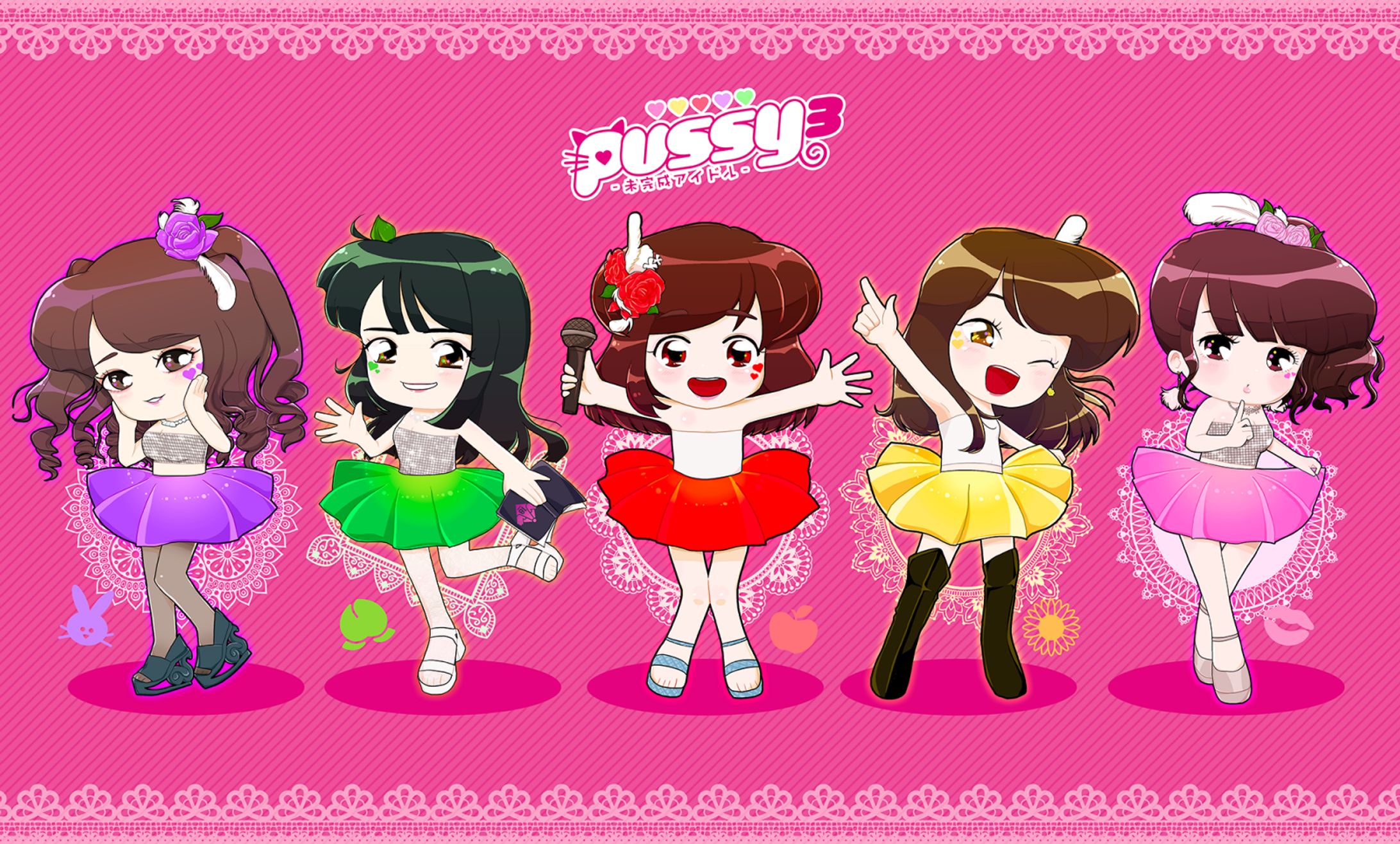 『pussy3』キャラクターデザイン-1