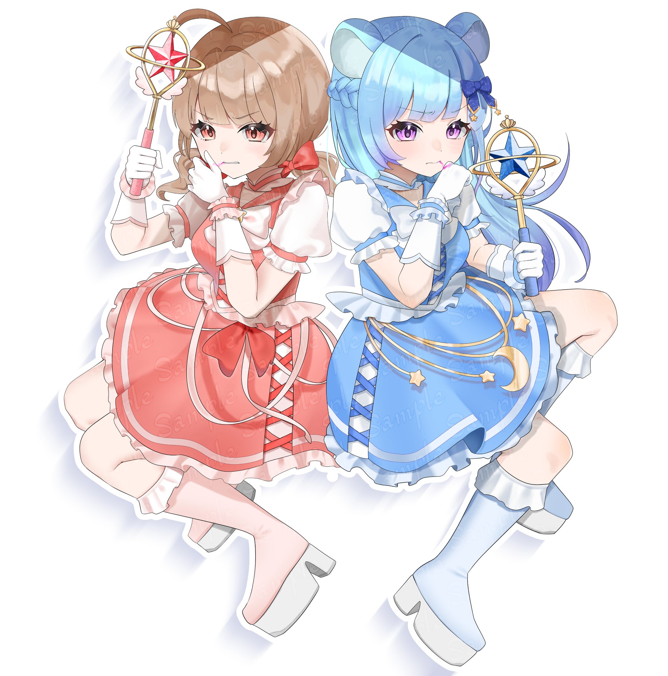 公星くう様/天音そら様 魔法少女とチョコレゐト-MV--1