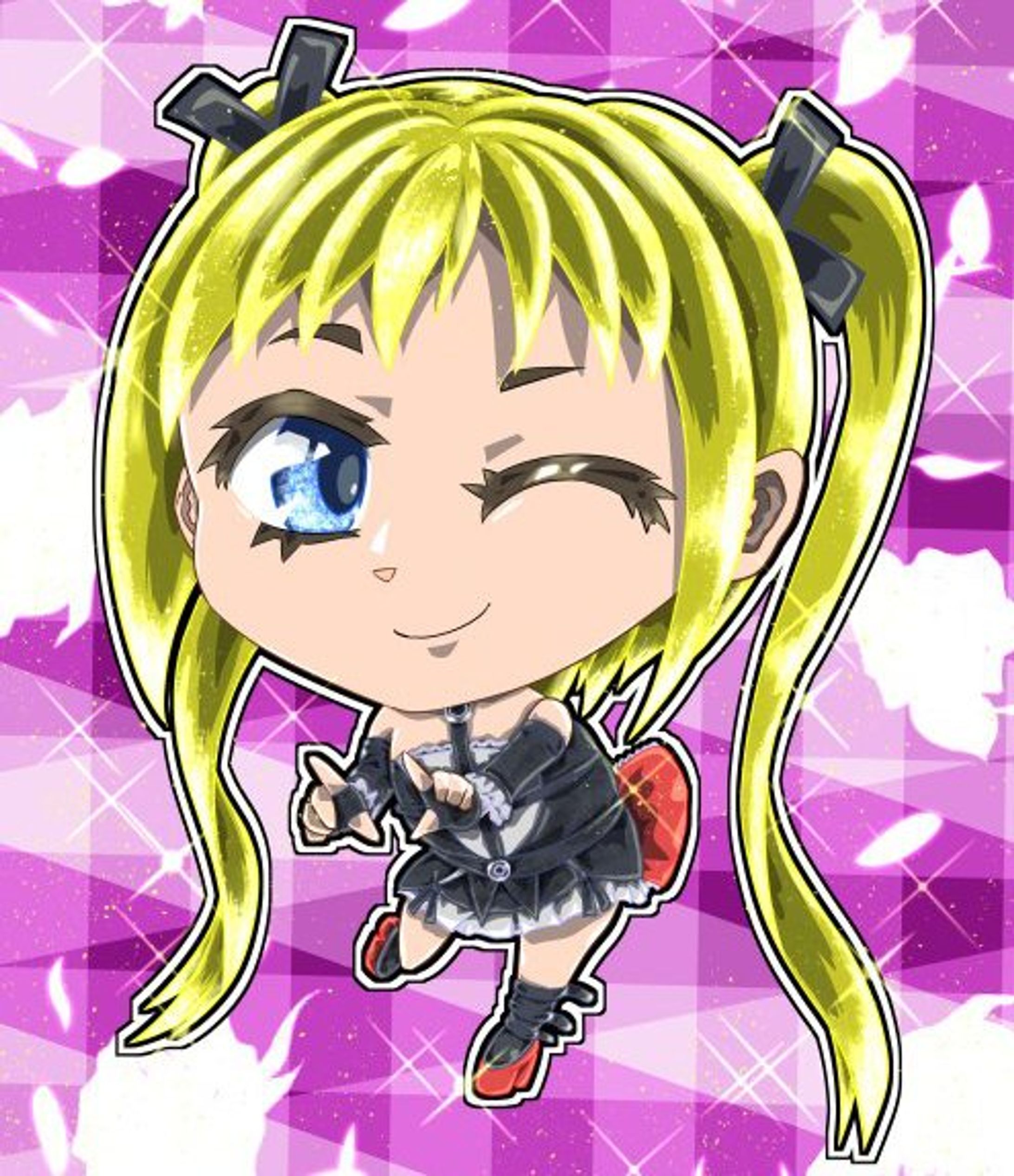 SDイラスト　DOA6　マリーローズ-1