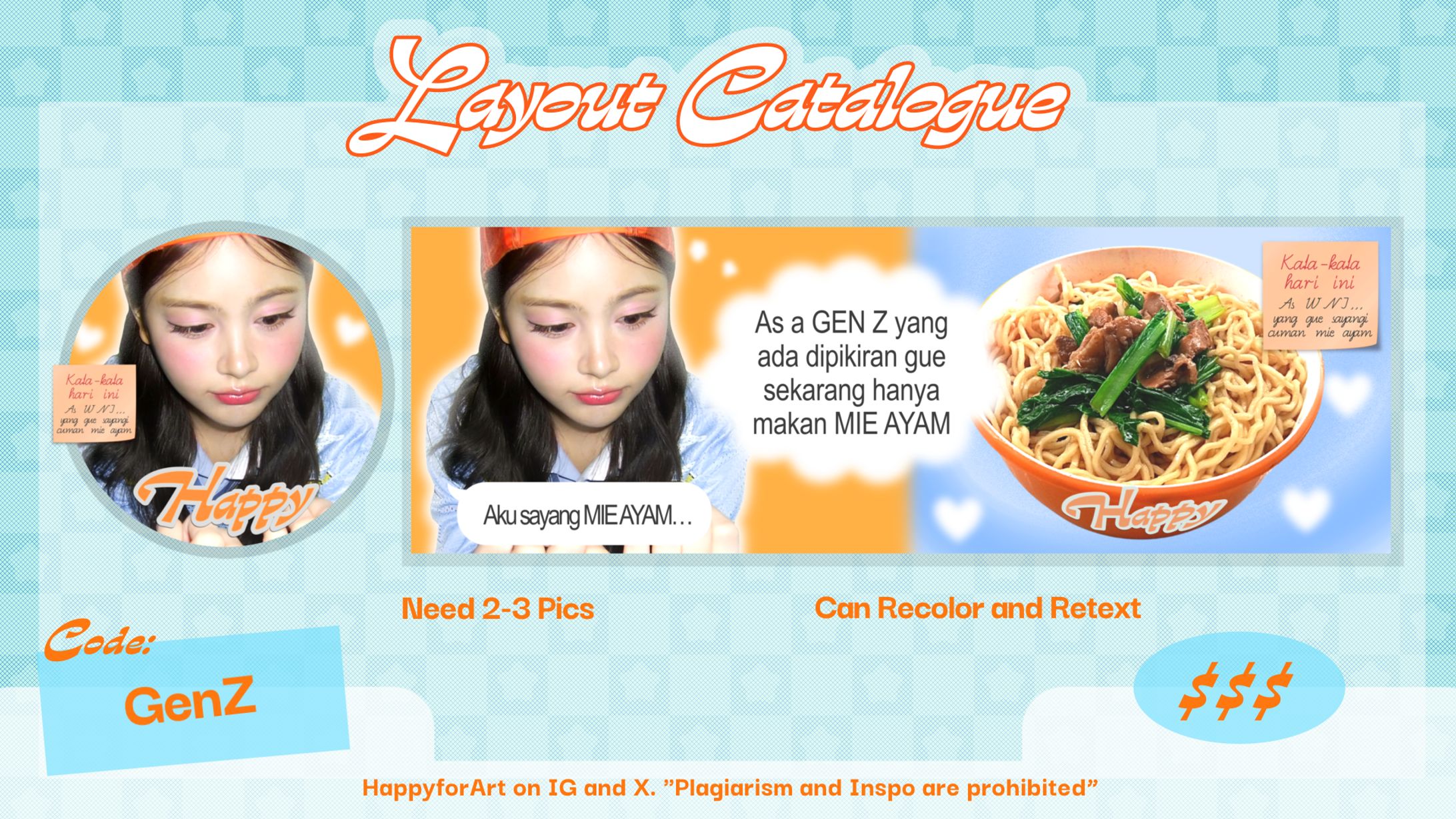 Layout X (Twitter) Code: GENZ-1