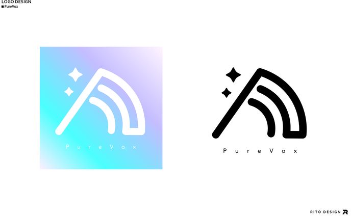 IRIAMライバー事務所「PureVox」　ロゴ