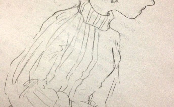 ラフ。  #アナログイラスト #イラスト #鉛筆画