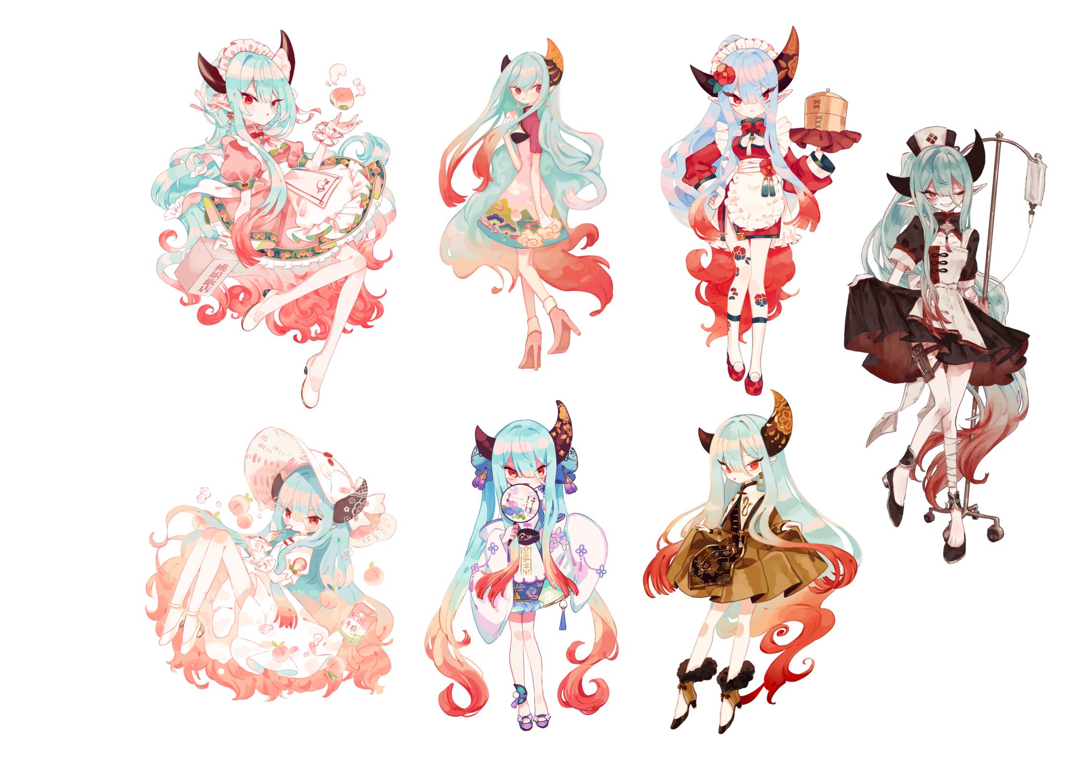 衣装デザイン（個人制作）-1