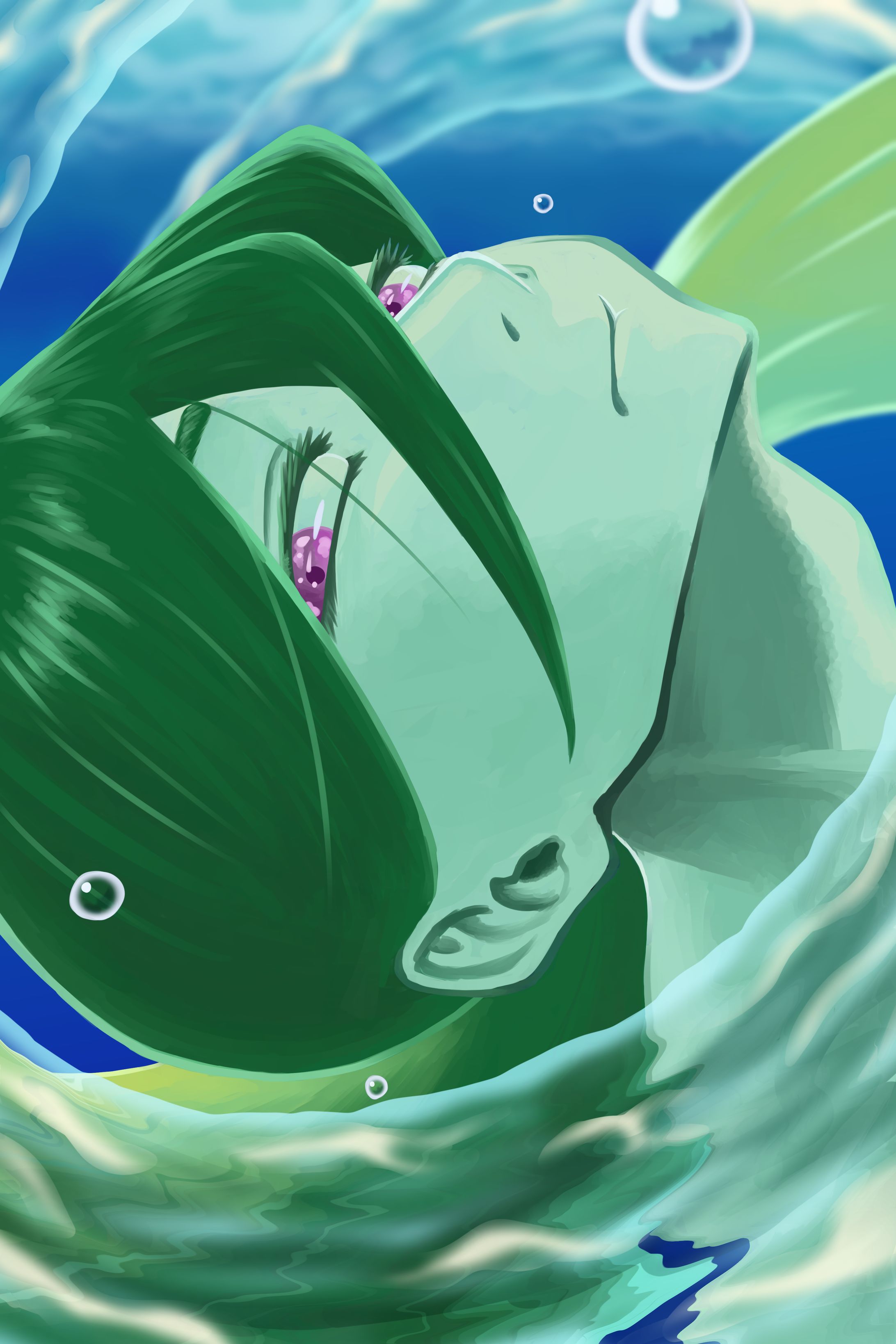 オリジナルイラスト「A Vortex in Silence」-1