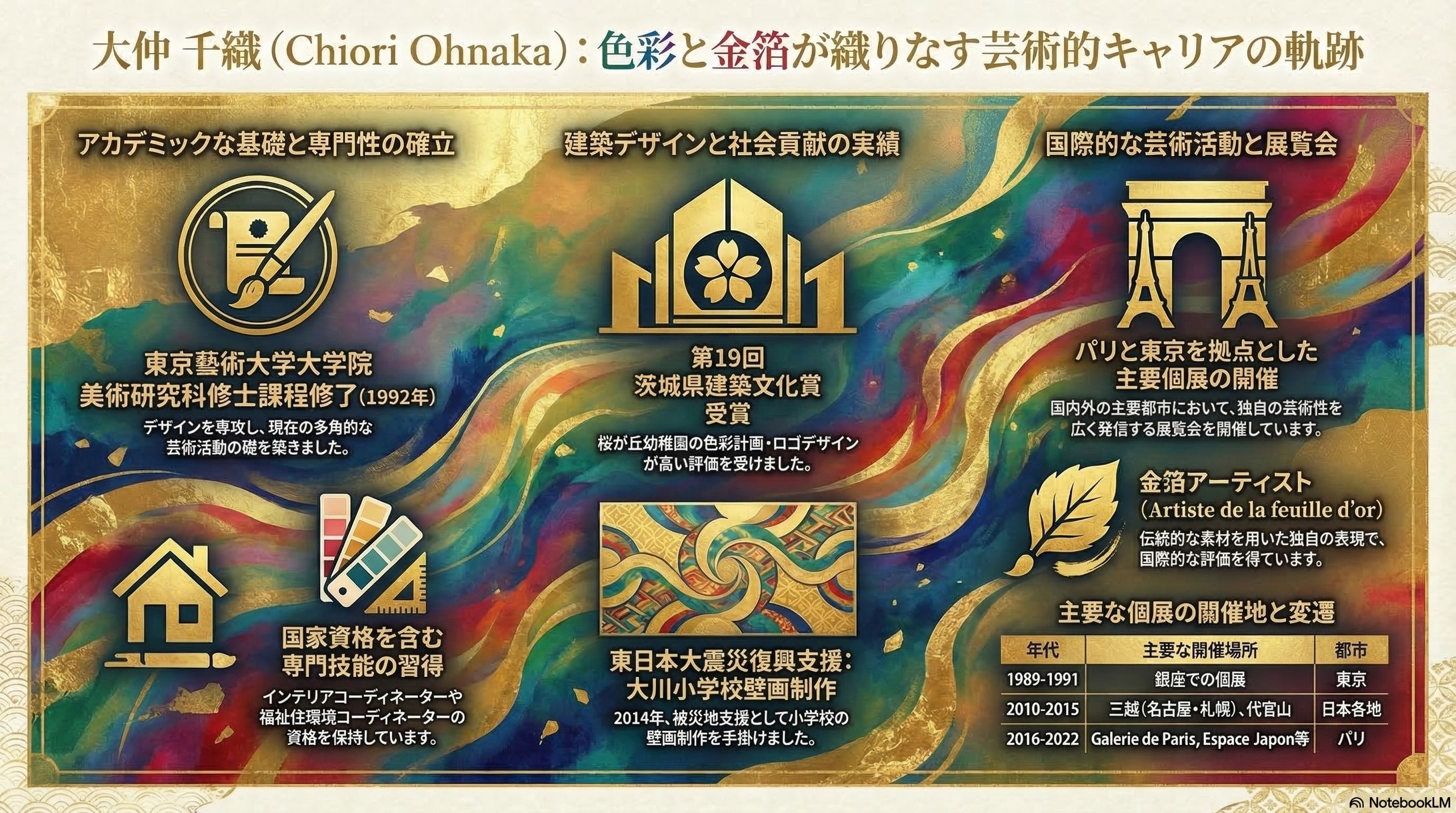 大仲千織 芸術的キャリアの軌跡-1