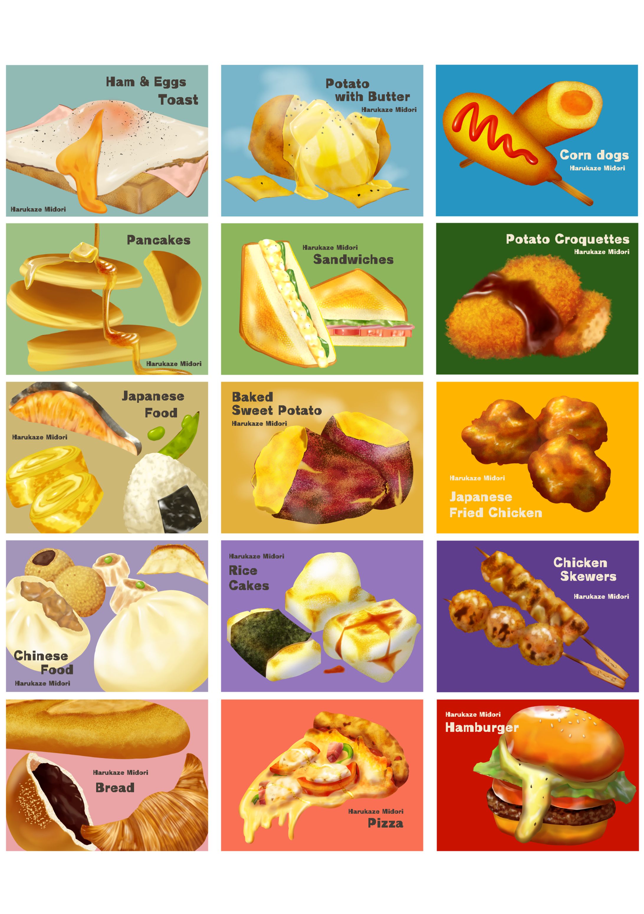 食べ物イラストまとめ-1